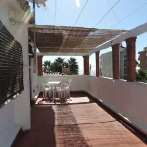 Singular Estudio terraza trasera